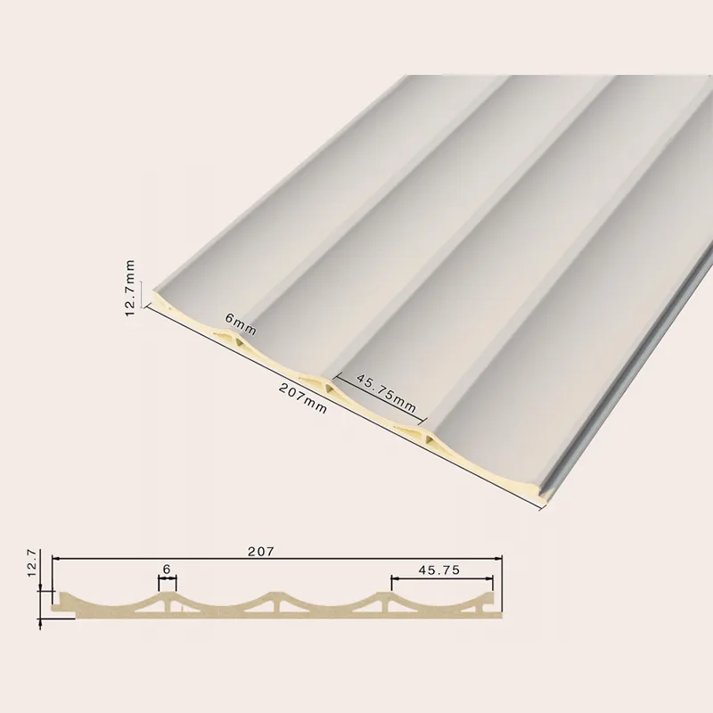 207 హాలో రీసెస్డ్ 4-గ్రిడ్ ఫ్లూటెడ్ ప్యానెల్